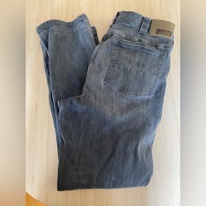 Duluth Trading Co mens gray denim relaxed fit jeans